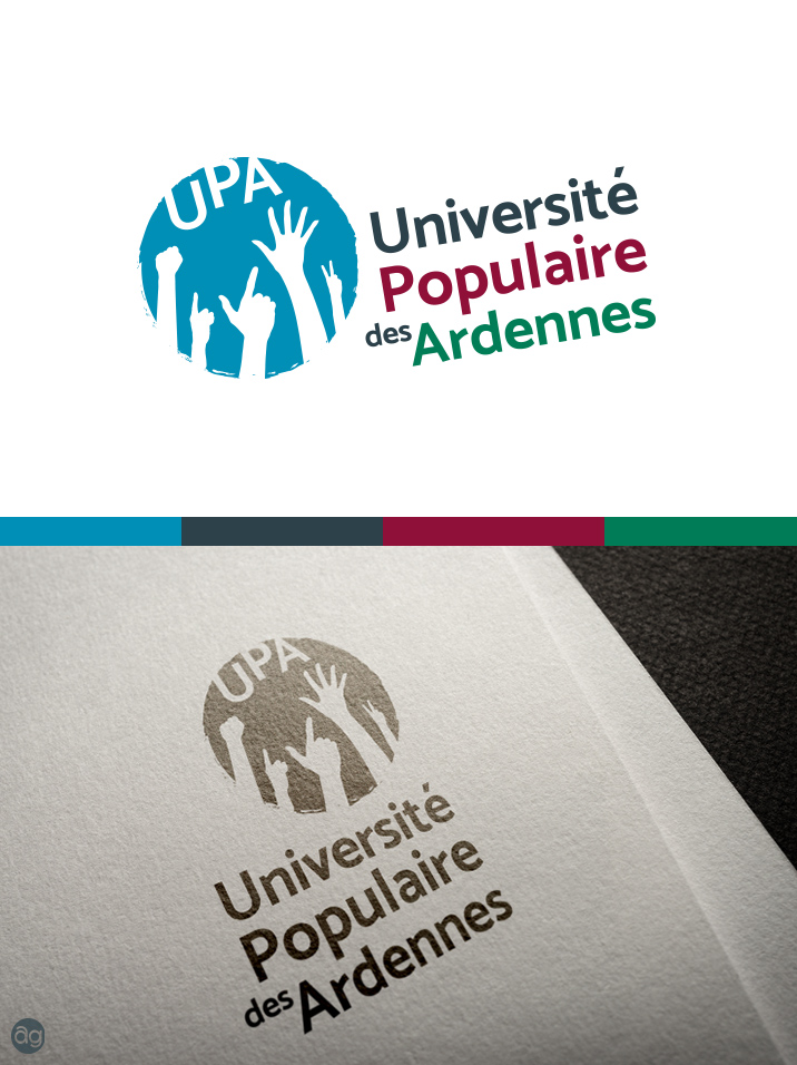 Refonte de logo pour l'université populaire des Ardennes